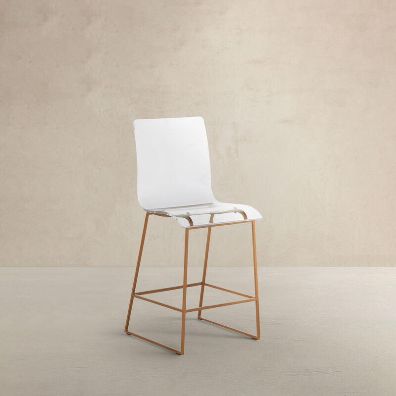 King 24.75 Counter Height Stool - Gold