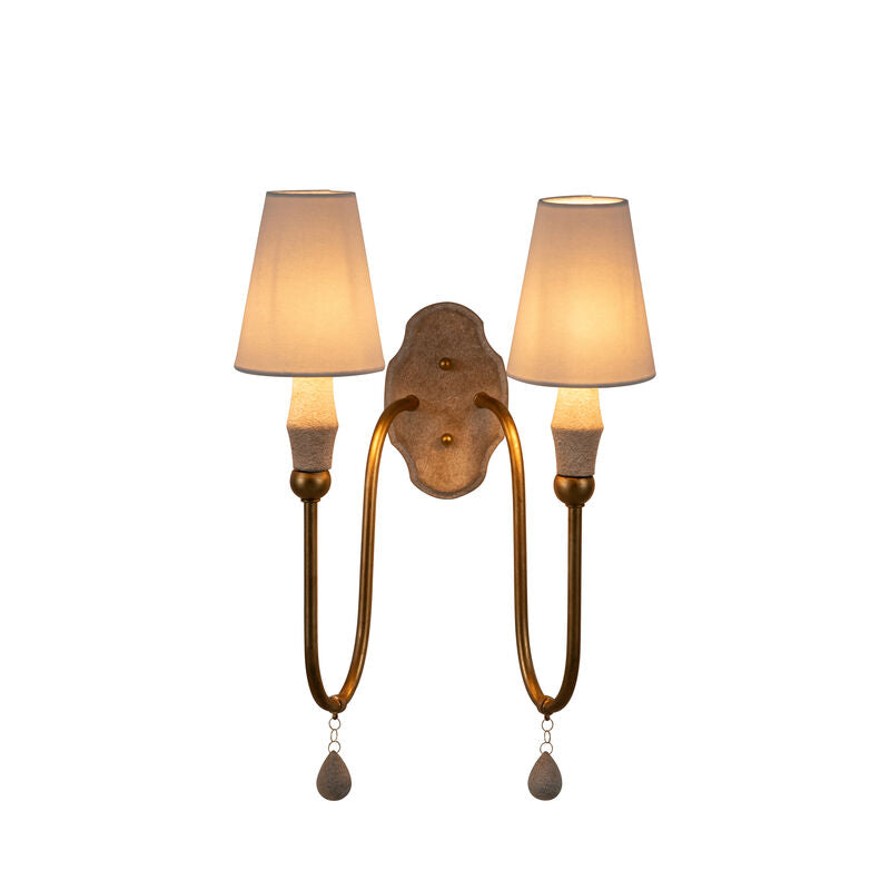 Clay Sconce - Double