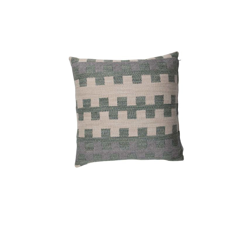Ladder Wool Moss Feather 26x26
