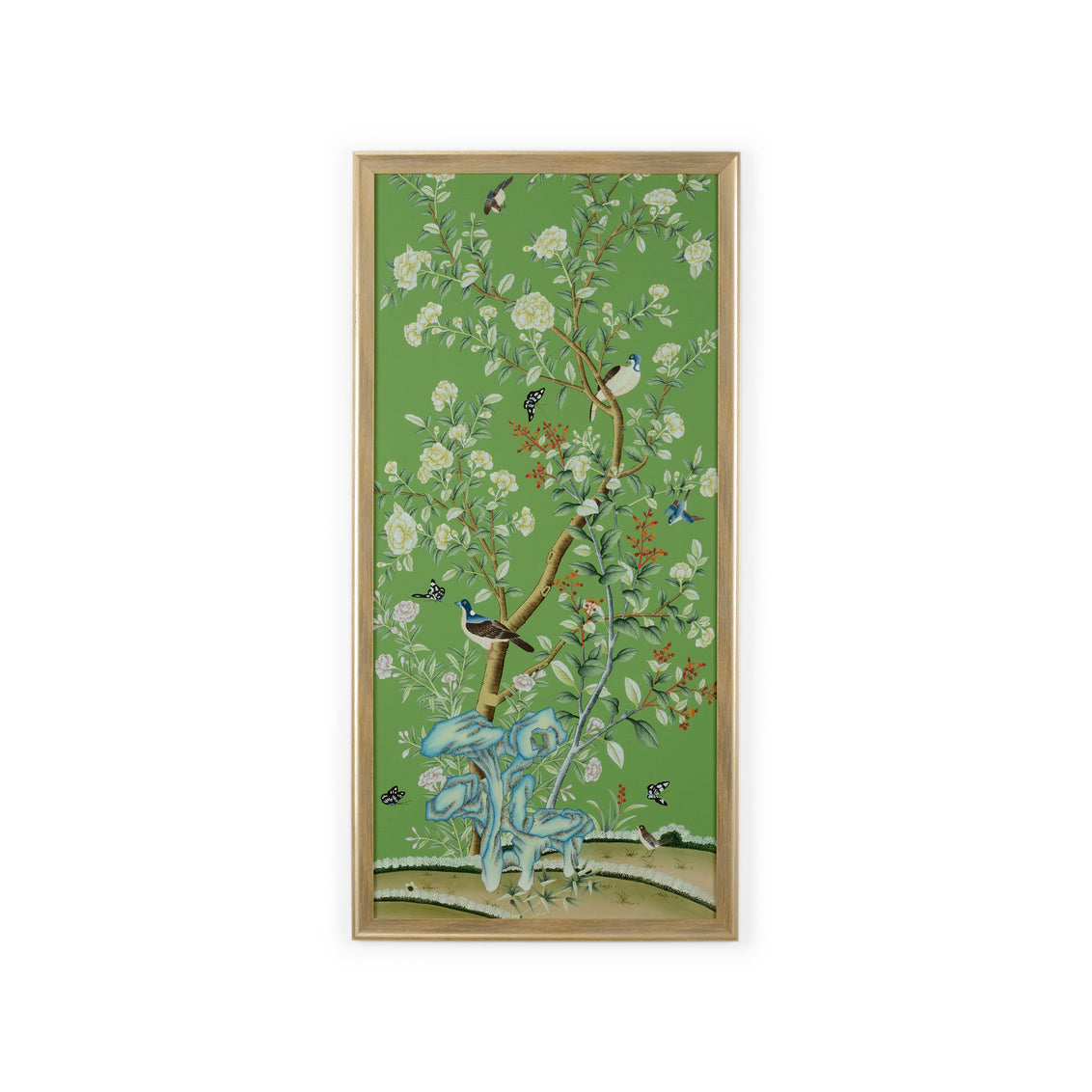 Regent Park In Green II in 63.13h x 31.13w x 1d / Wood - Chelsea House