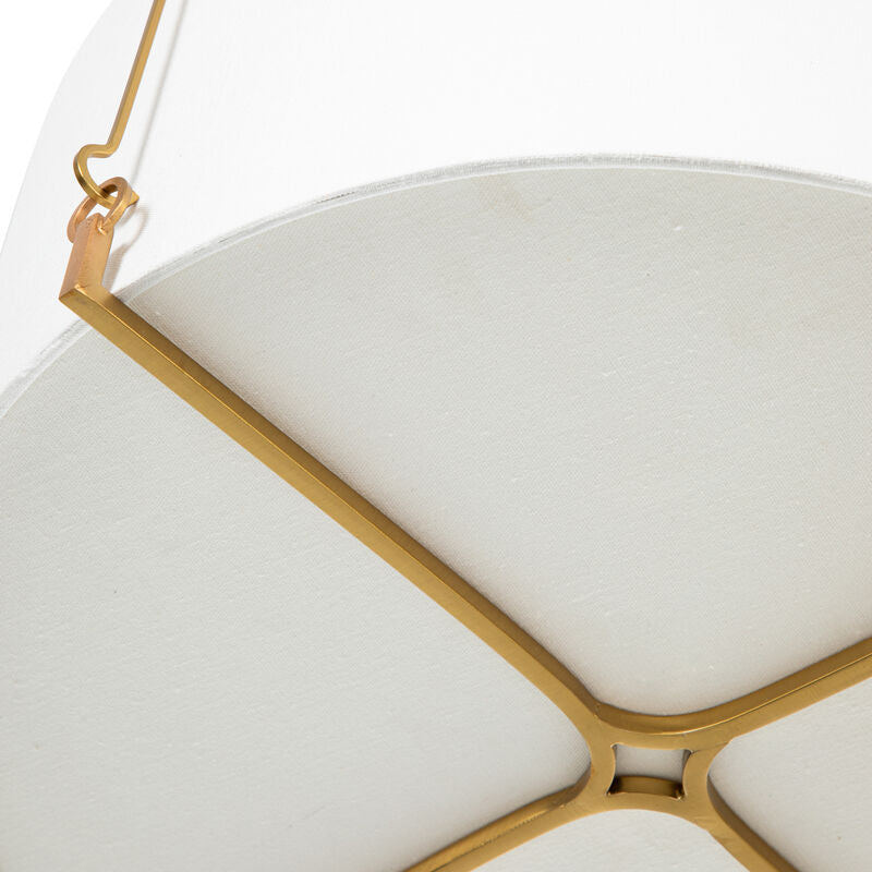 Theresa Semi-Flush Mount - Brass