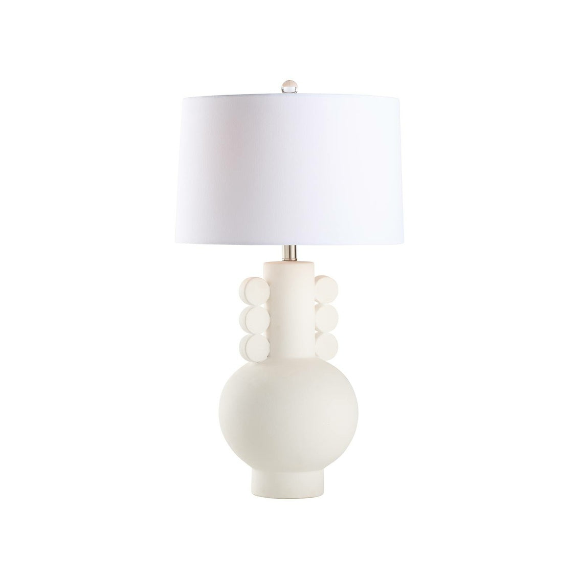 Allegra Table Lamp in Matte White Glaze / Ceramic/Porcelain - Chelsea House