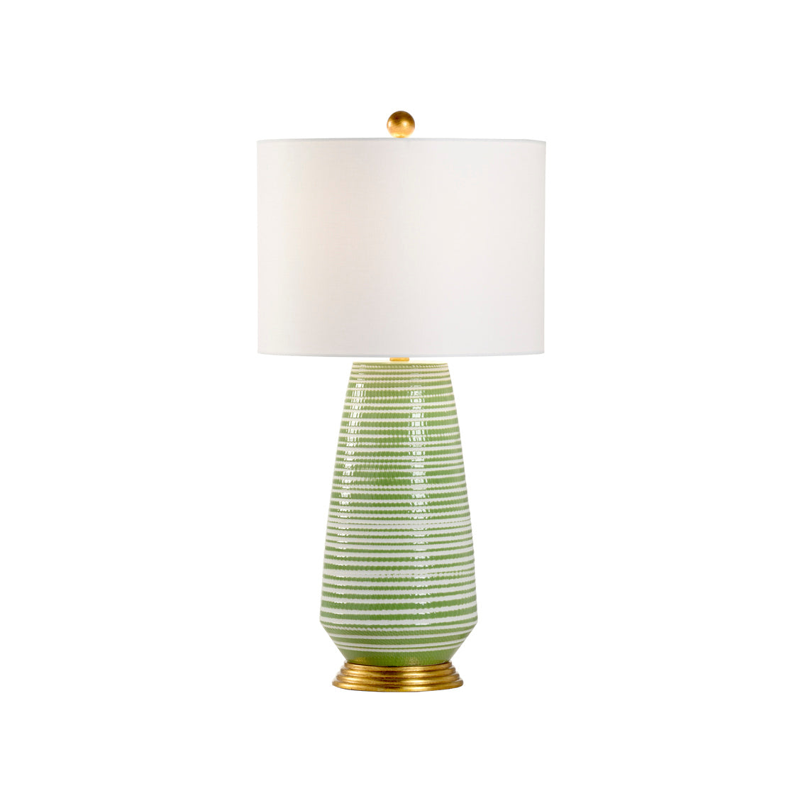 Hive Lamp - Green in 30 / Ceramic/Porcelain - Chelsea House