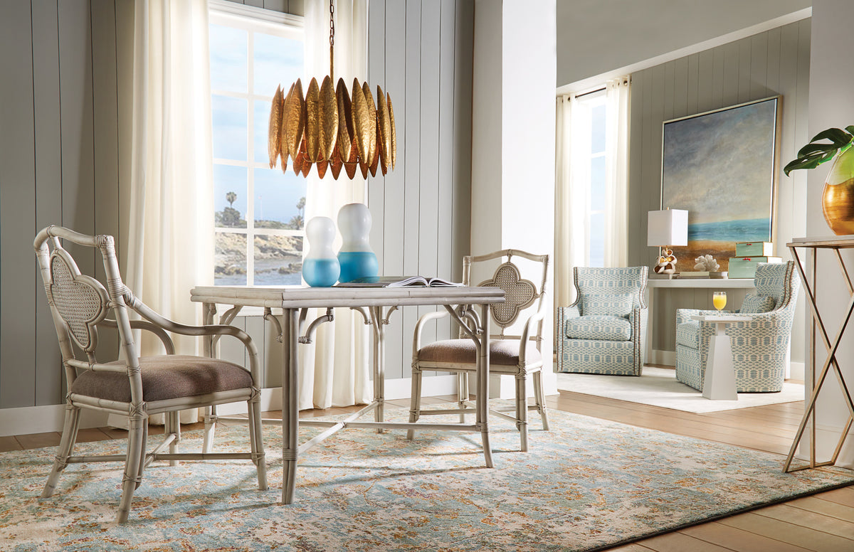 Boca Game Table - Whitewashed