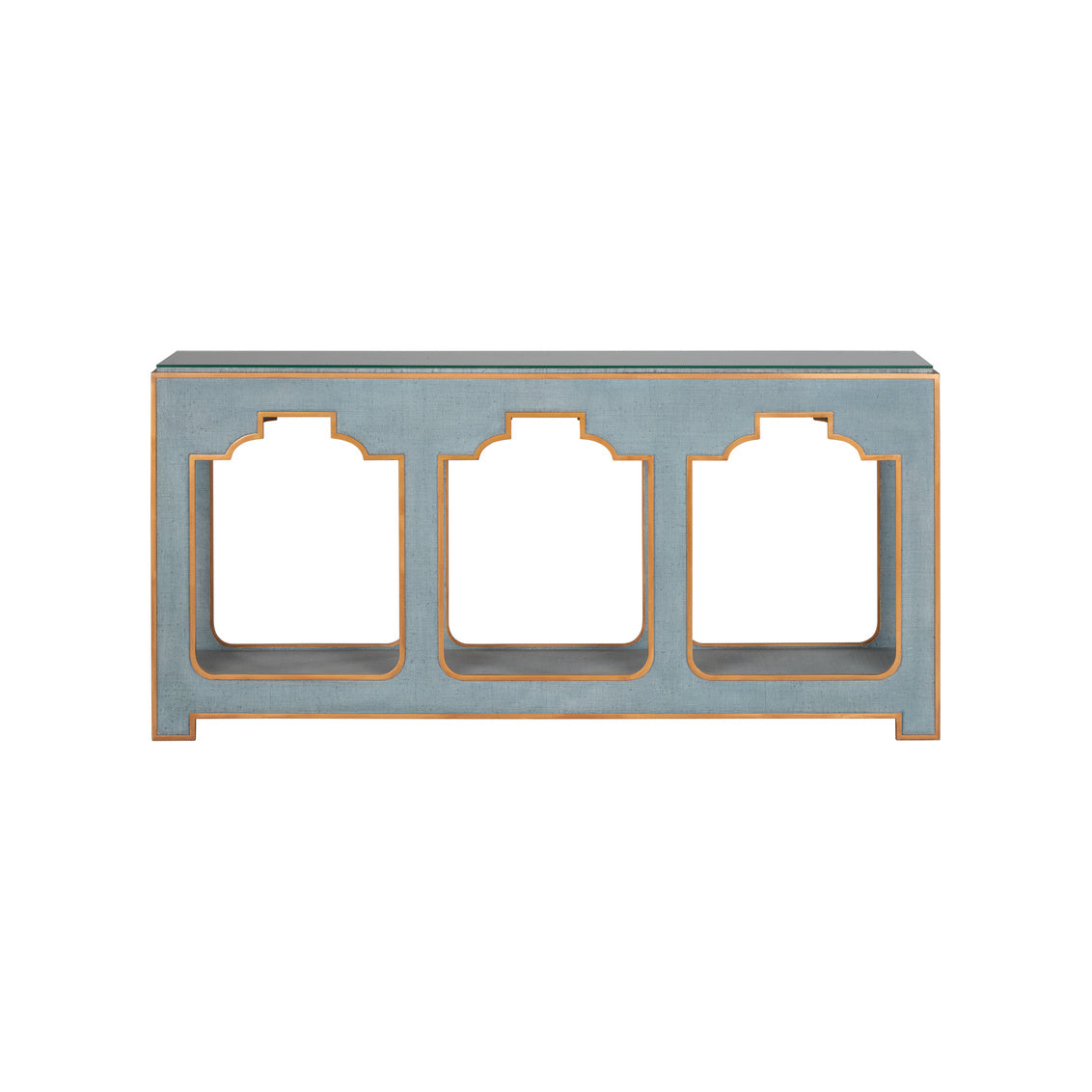 Yangon Console - Blue in 34.5 / Wood - Chelsea House