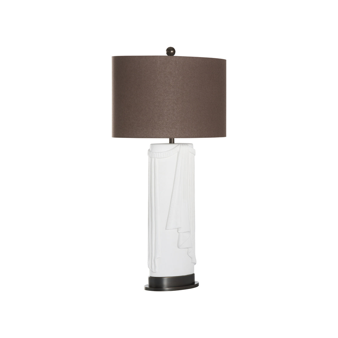 Draper Table Lamp- White