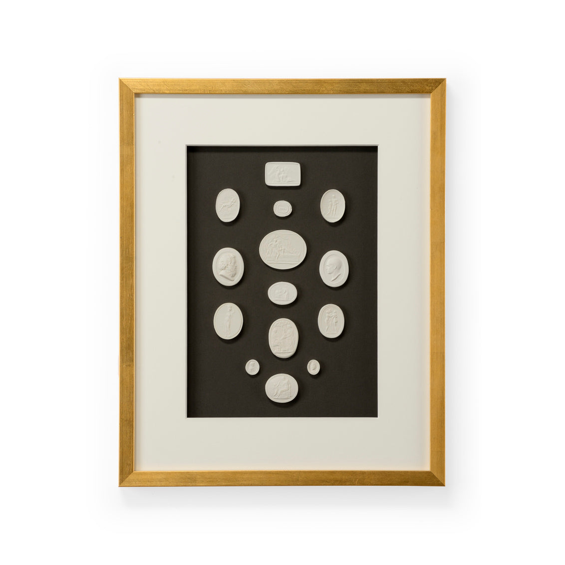 The Grand Tour Intaglios I in 20h x 16w x 1.25d / Plaster - Chelsea House