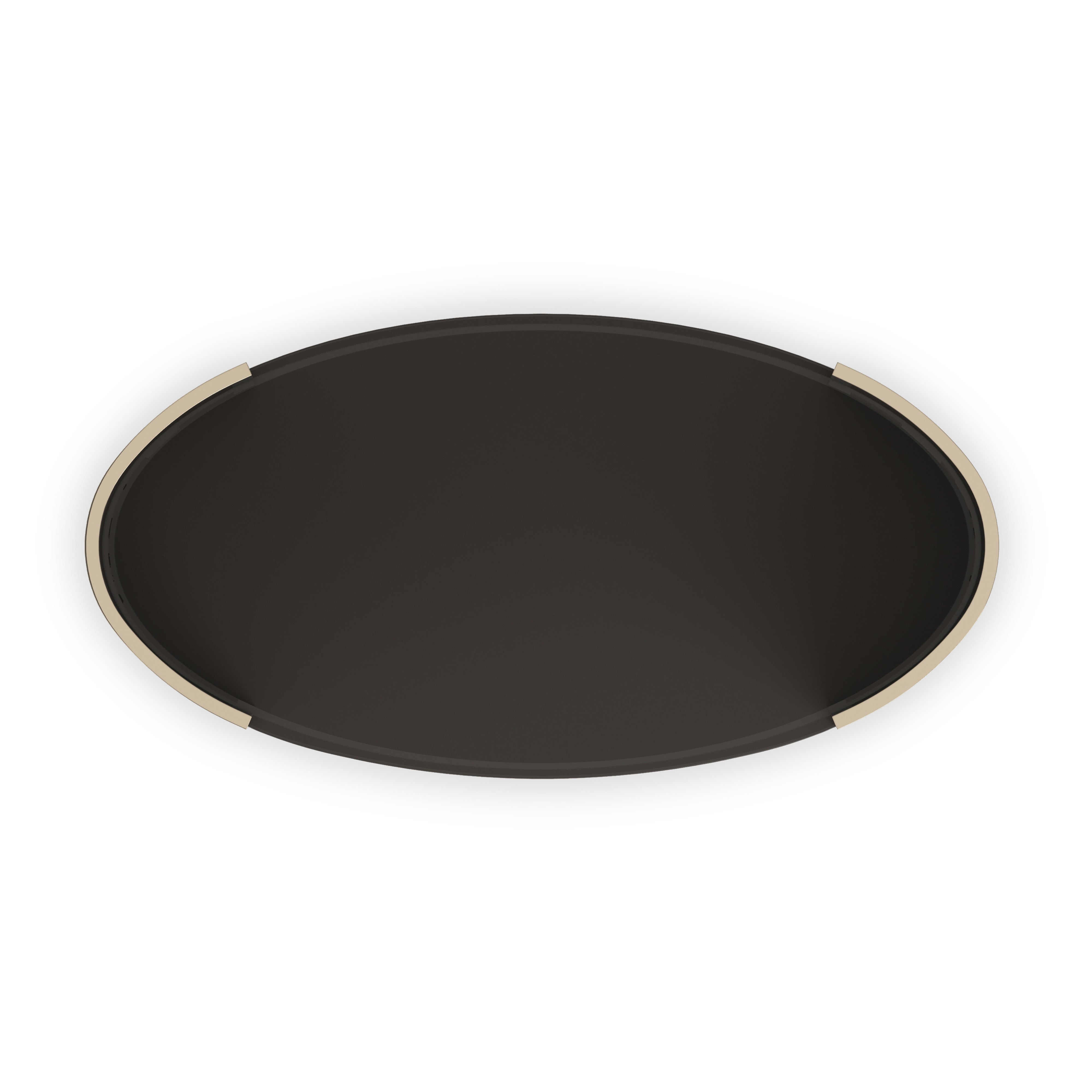 Love Oval Cocktail Table -Dark Chocolate – Cocktail Tables by Caracole | Sutter & Vale