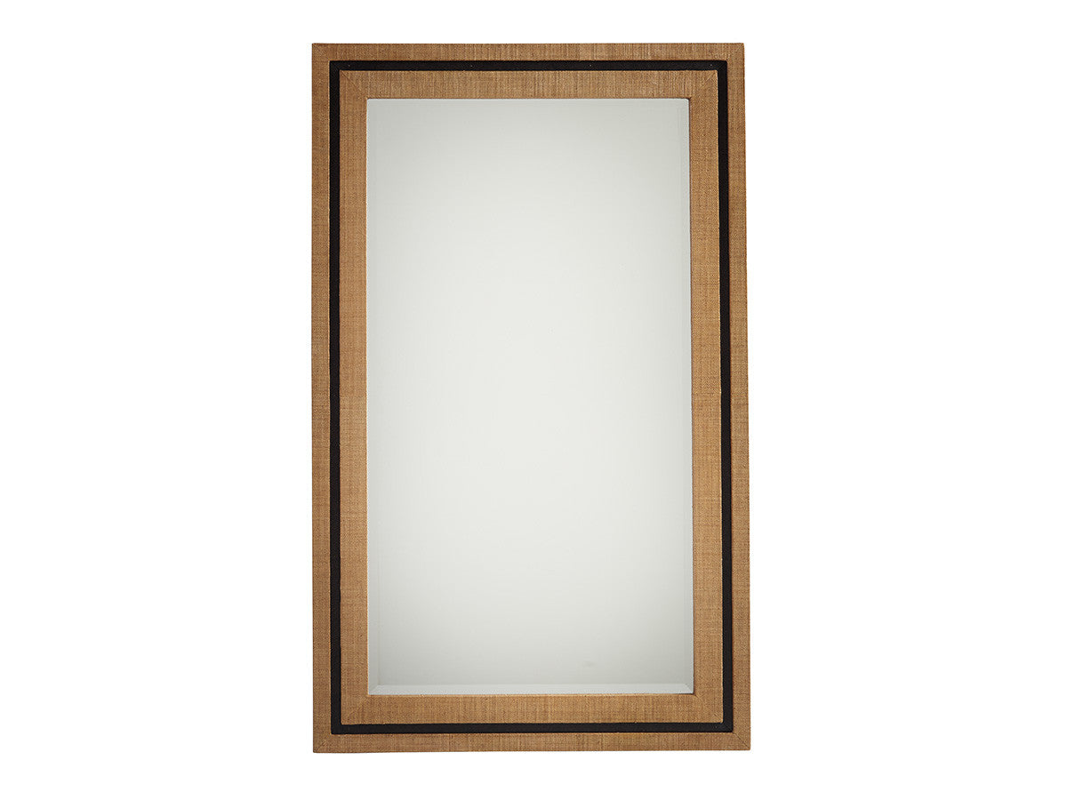 La Costa Rectangular Raffia Mirror