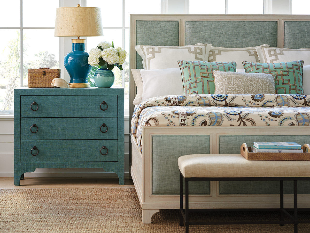 Balboa Island Raffia Hall Chest