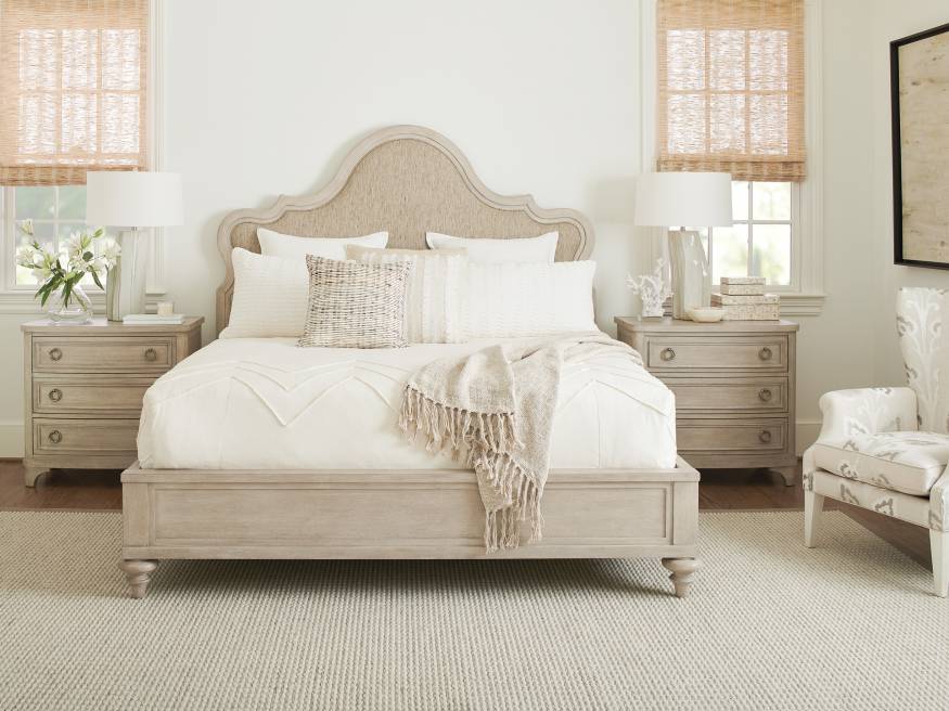 Zuma Upholstered Panel Bed