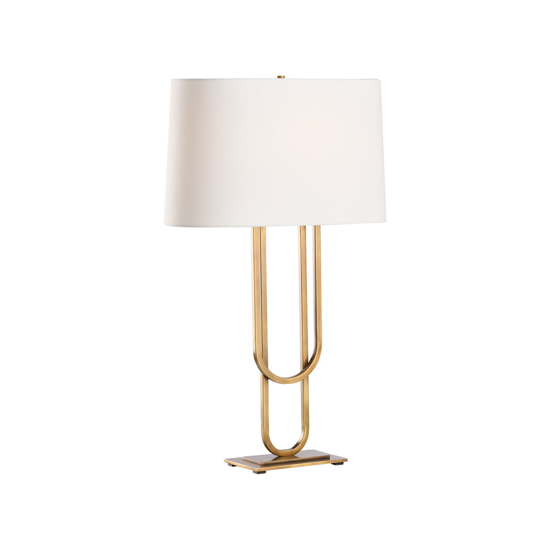 Odeon Table Lamp - Aged Brass in 29.5 / Metal - Chelsea House