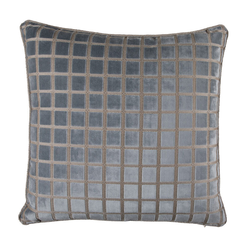 Checkered Chambray Feather 12x20
