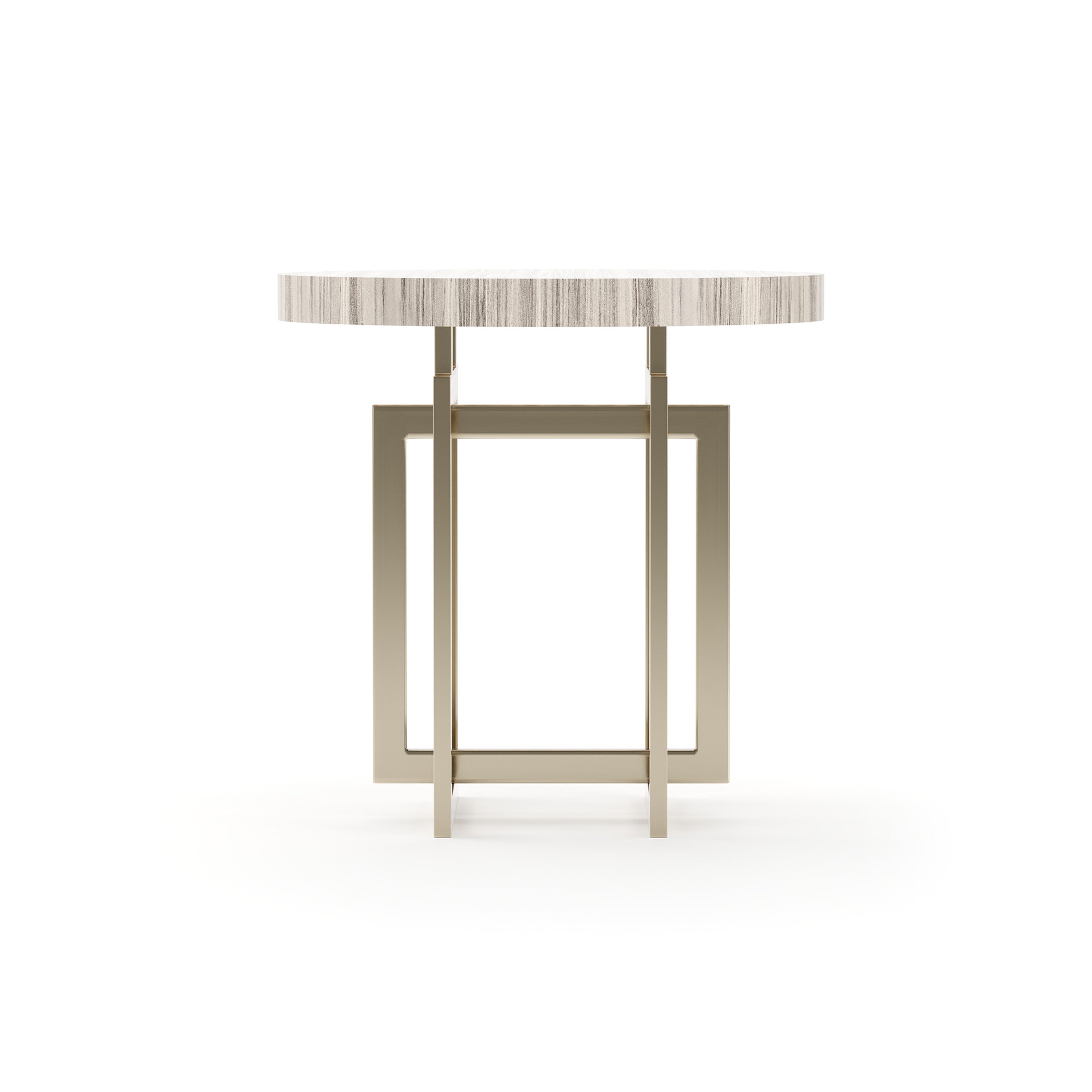 Wish You Were Here Rnd Side Table Lt – Side & End Tables by Caracole | Sutter & Vale