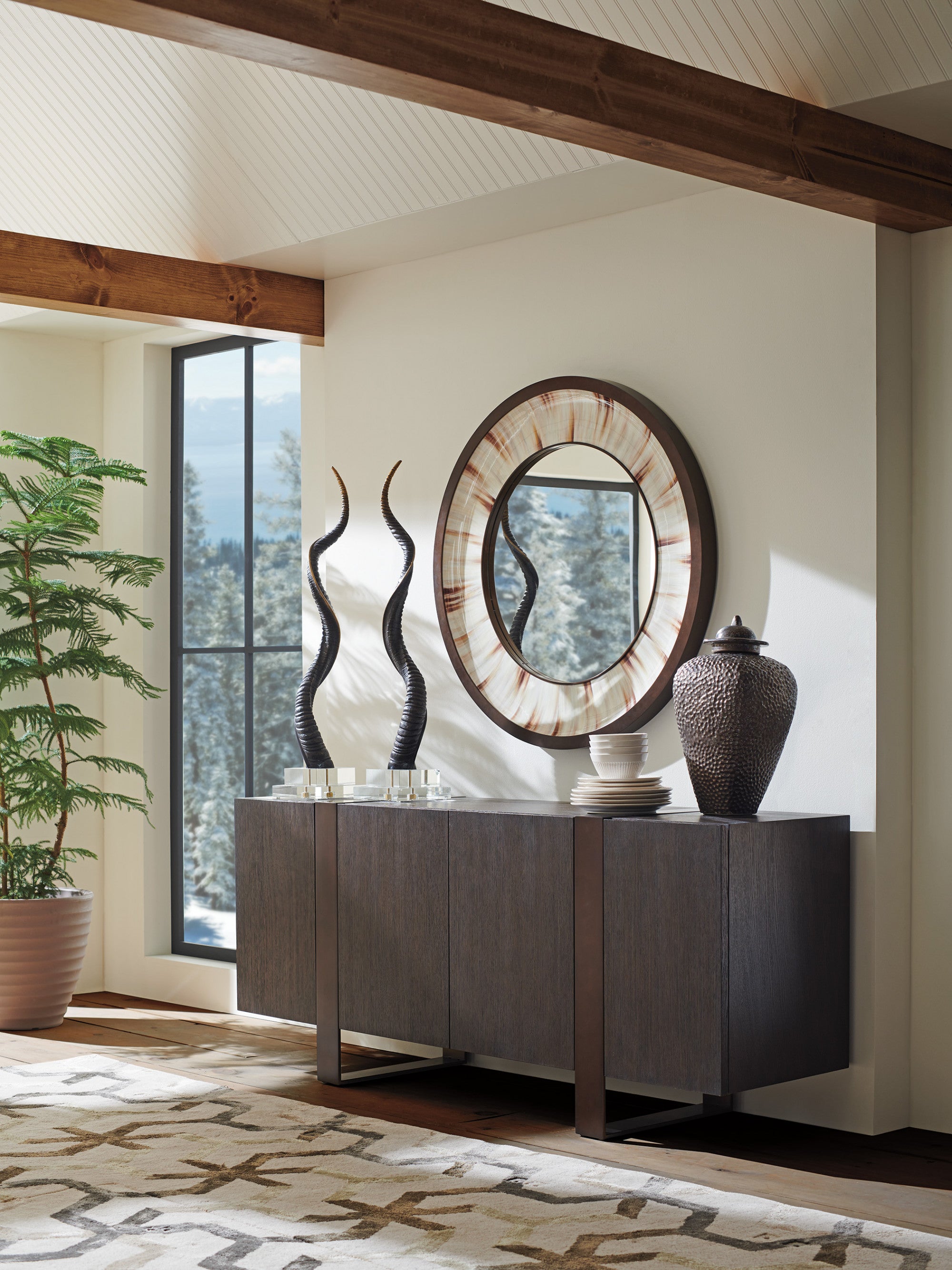 Academy Round Mirror