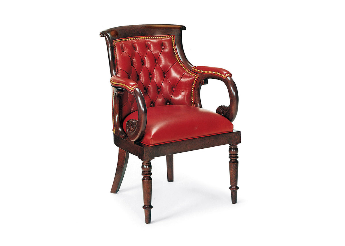 Tufted Jockey Club Chair