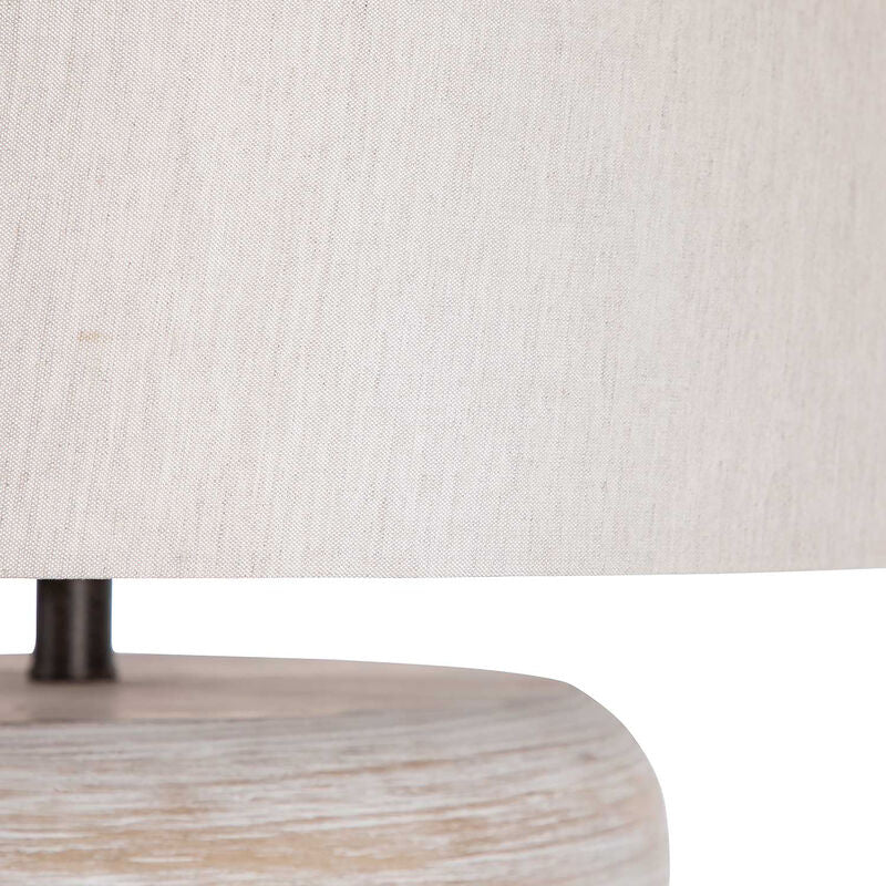 Claudius Table Lamp - Whitewashed