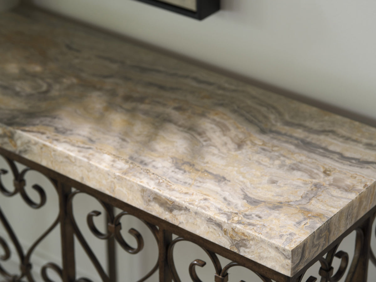 Fletcher Metal Console Table
