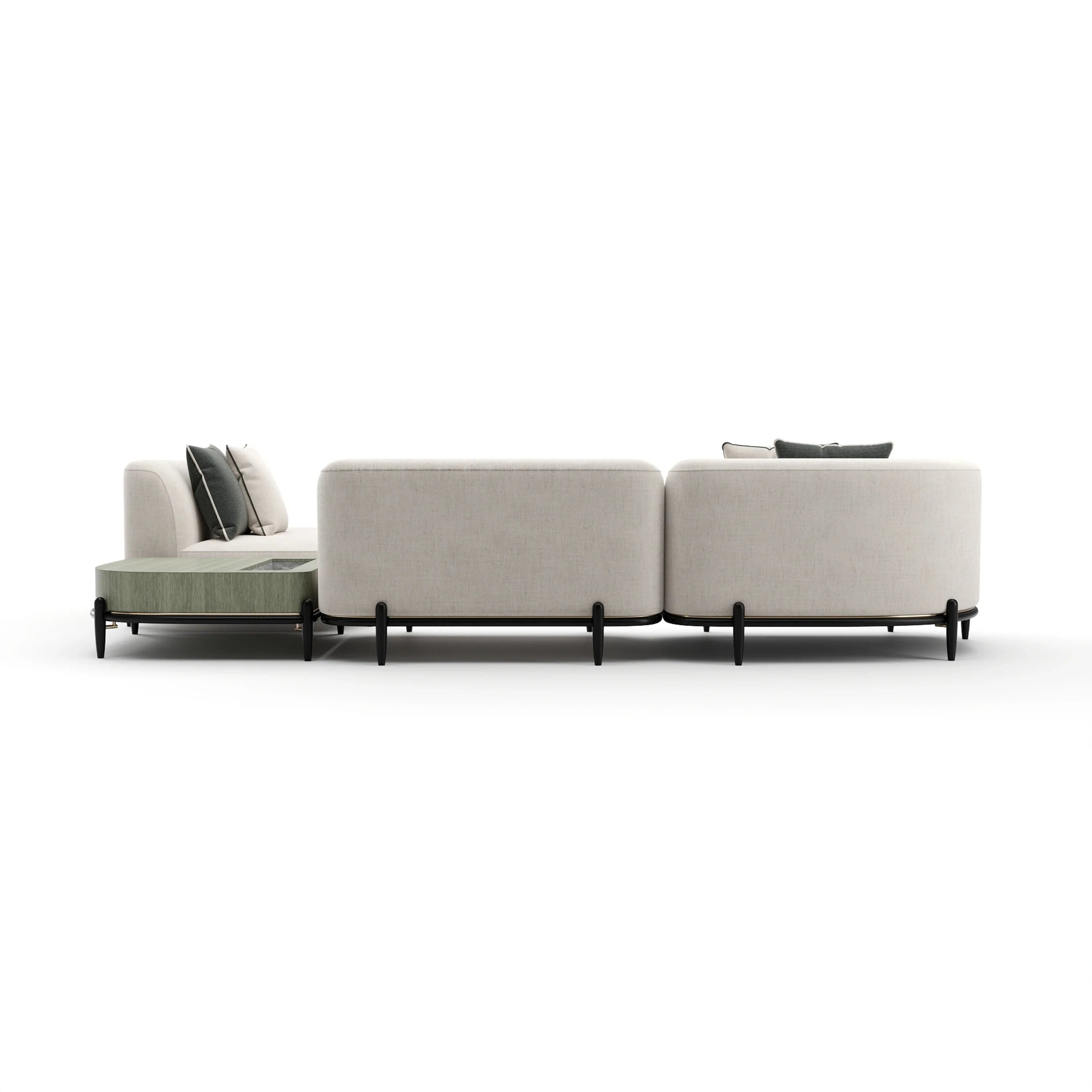 Madera Corner Raf L Sectional – Sectionals by Caracole | Sutter & Vale