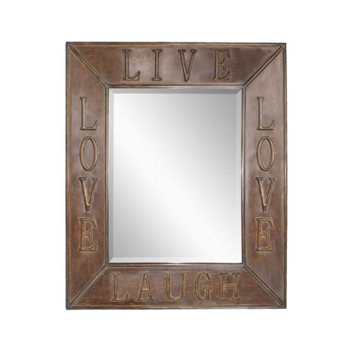 Live Laugh Love Mirror, 2 Per Box, Priced Each