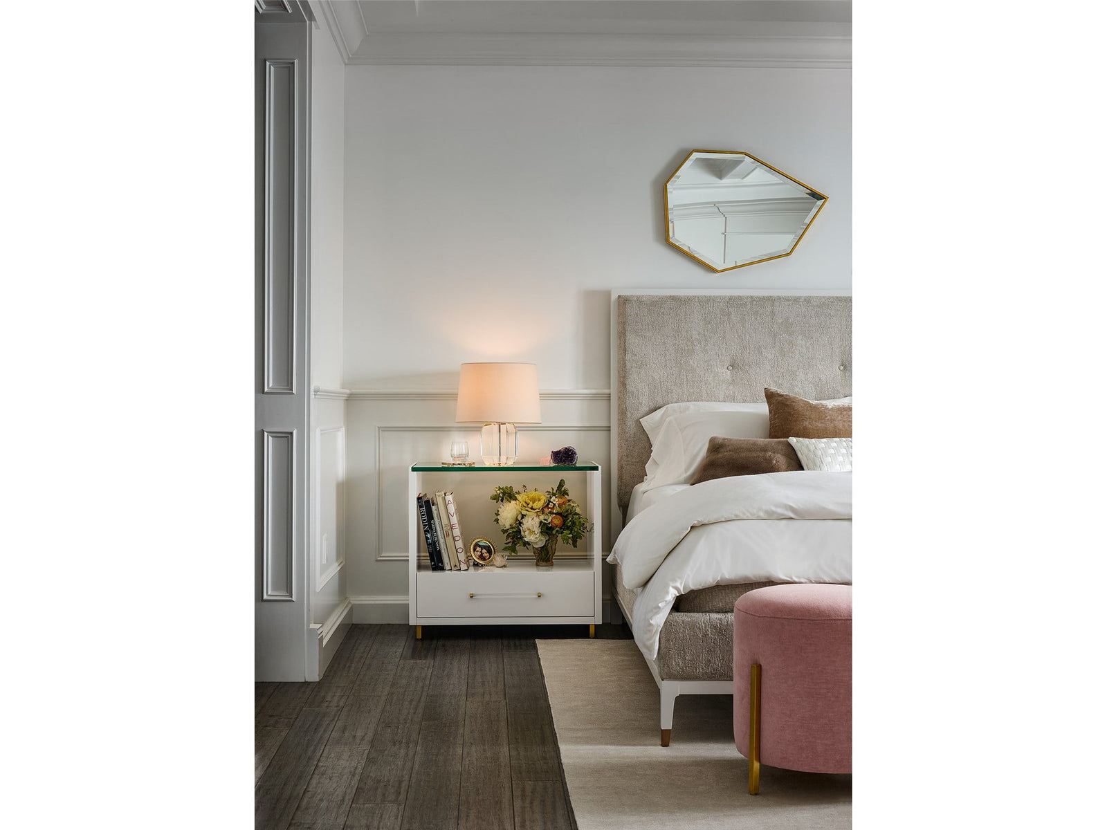 Love. Joy. Bliss.-Miranda Kerr Home Peony Nightstand