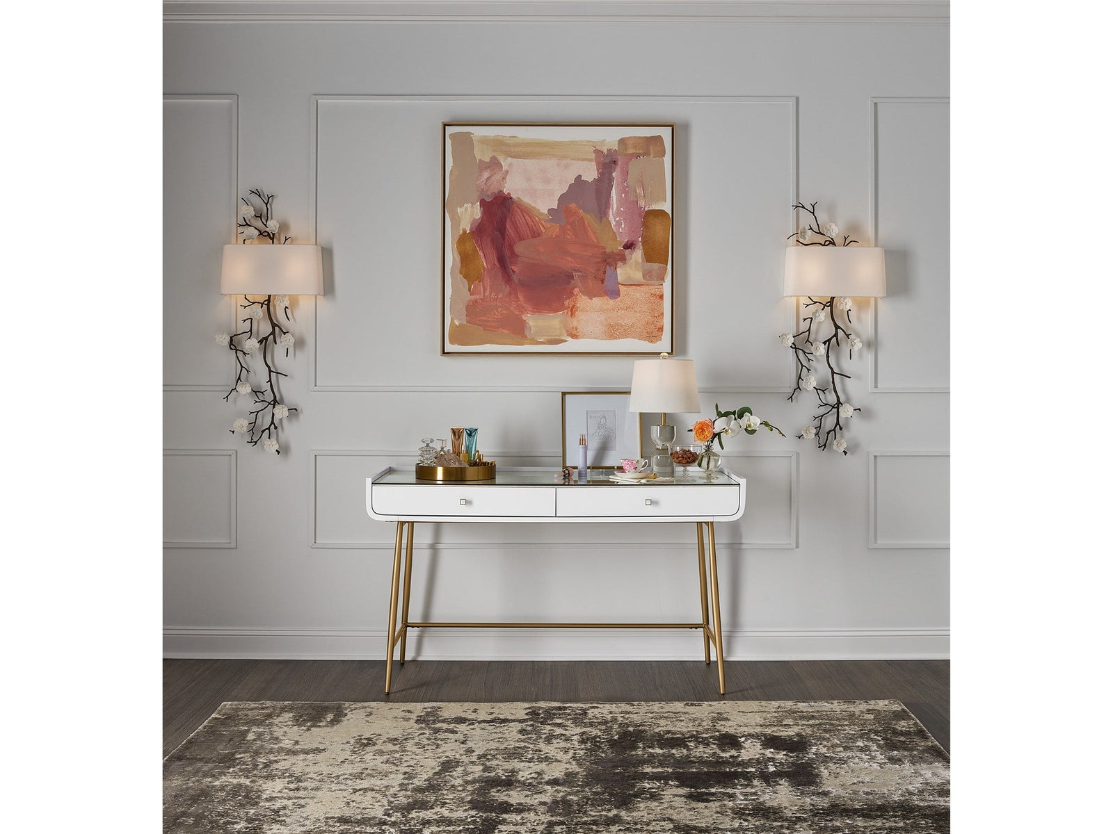 Love. Joy. Bliss.-Miranda Kerr Home Allure Vanity Desk