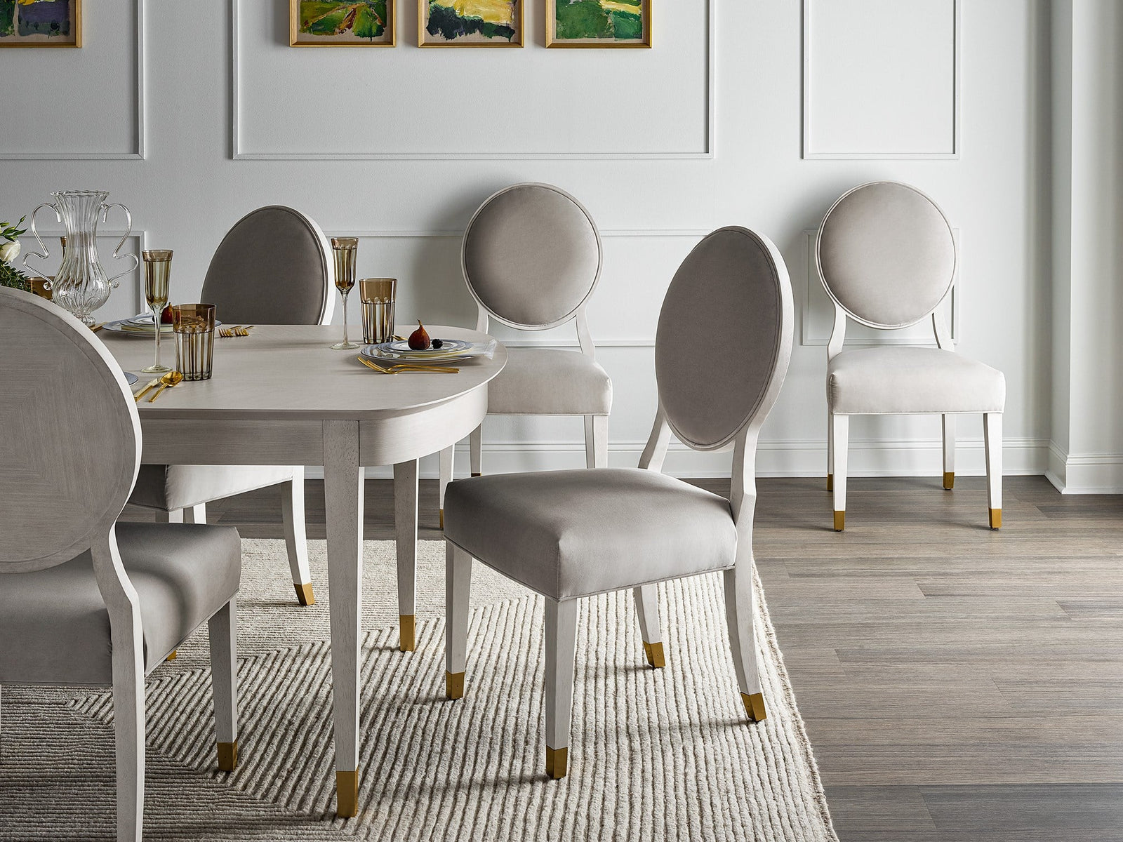 Love. Joy. Bliss.-Miranda Kerr Home Love Joy Bliss Oval Side Chair