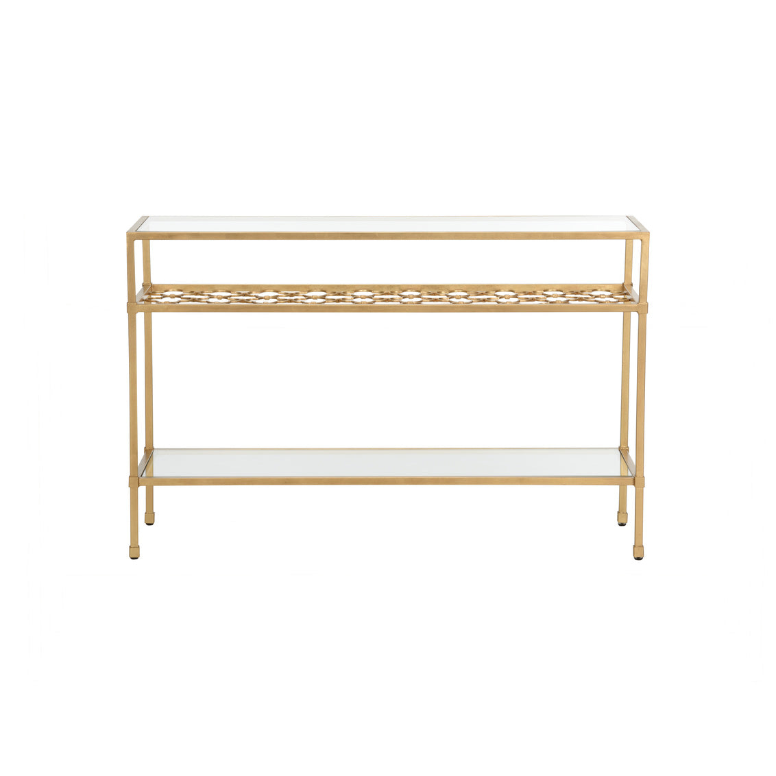 Pacific Coast Console Table-Gold