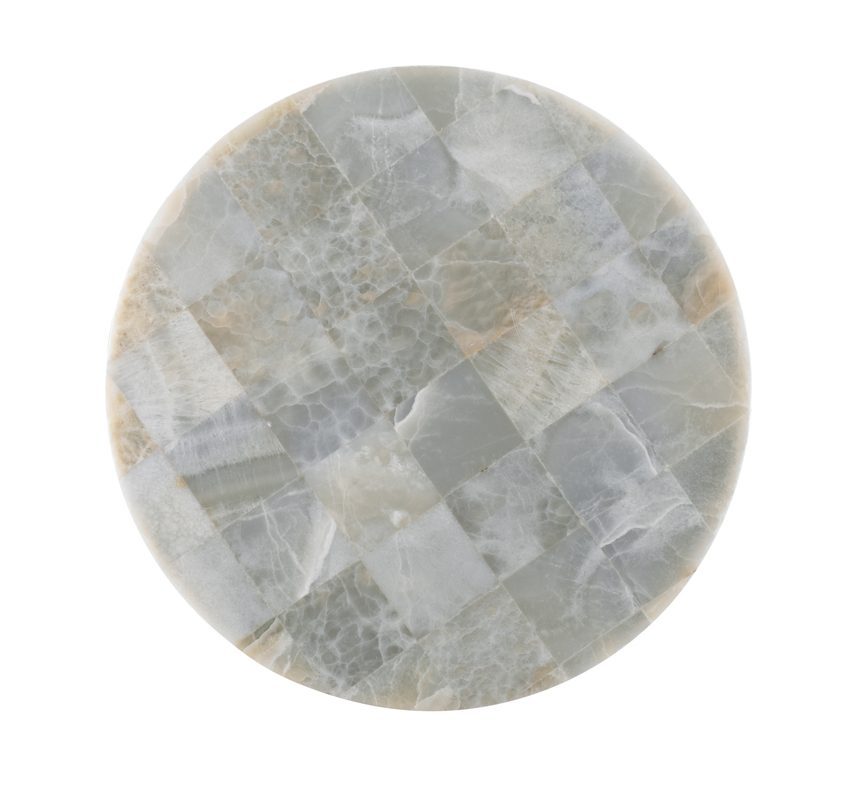Onyx Round Lamp Table