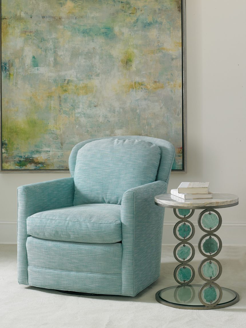 Jade Stone Accent Taable