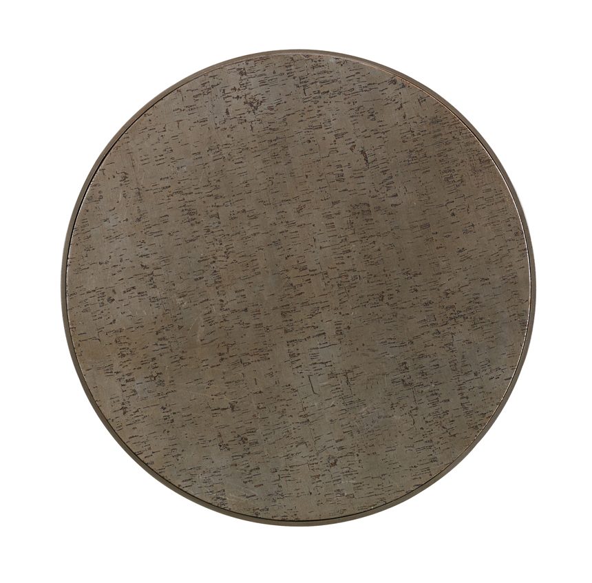 Cork Drum Side Table