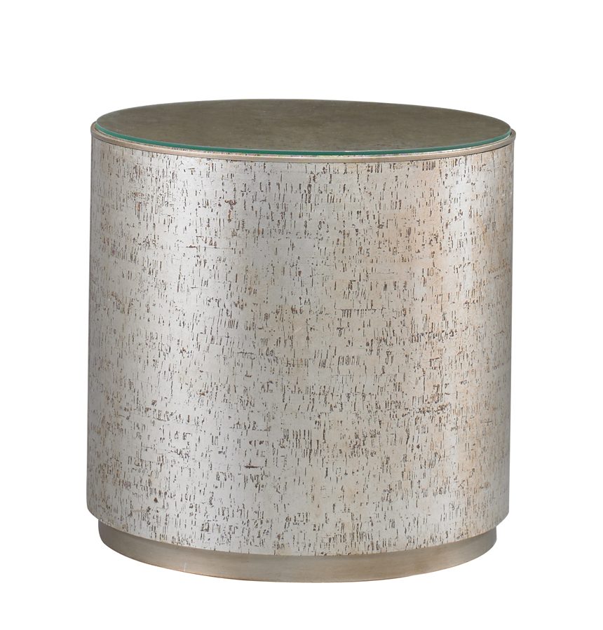 Cork Drum Side Table