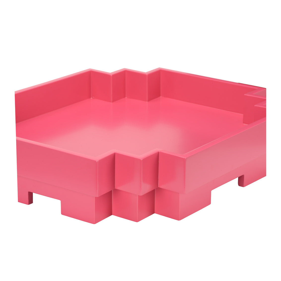 Japandi Tray - Fuchsia
