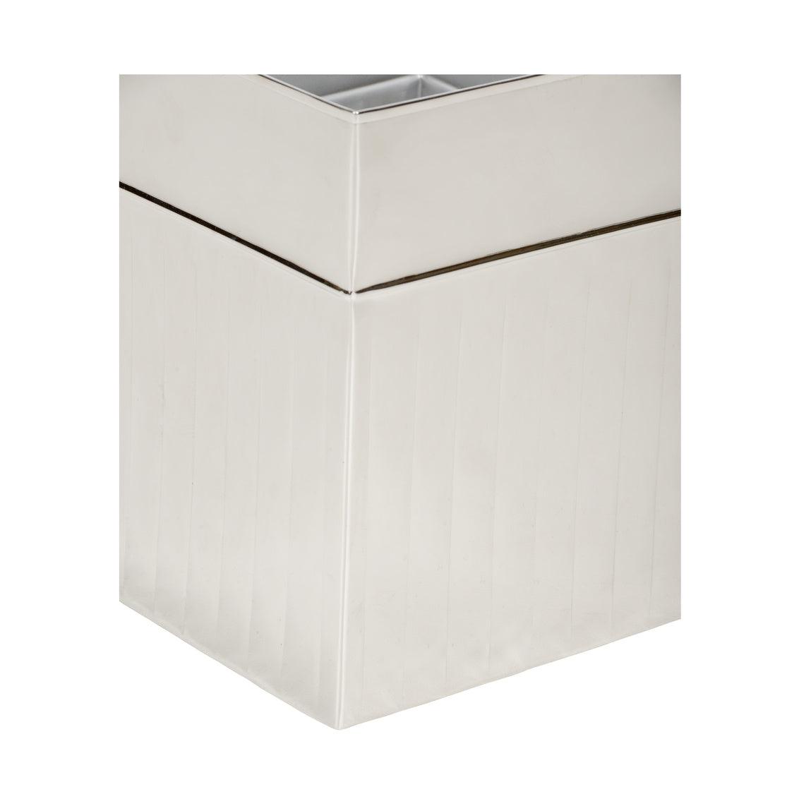Wallace Wastebasket - Nickel