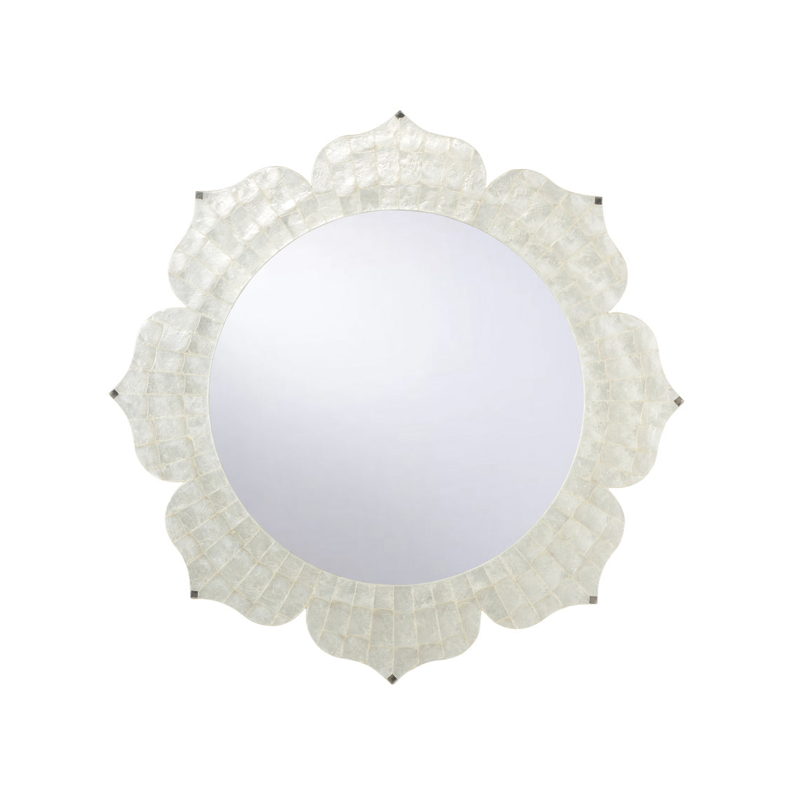Lotus Flower Mirror in 37 / Shell - Chelsea House