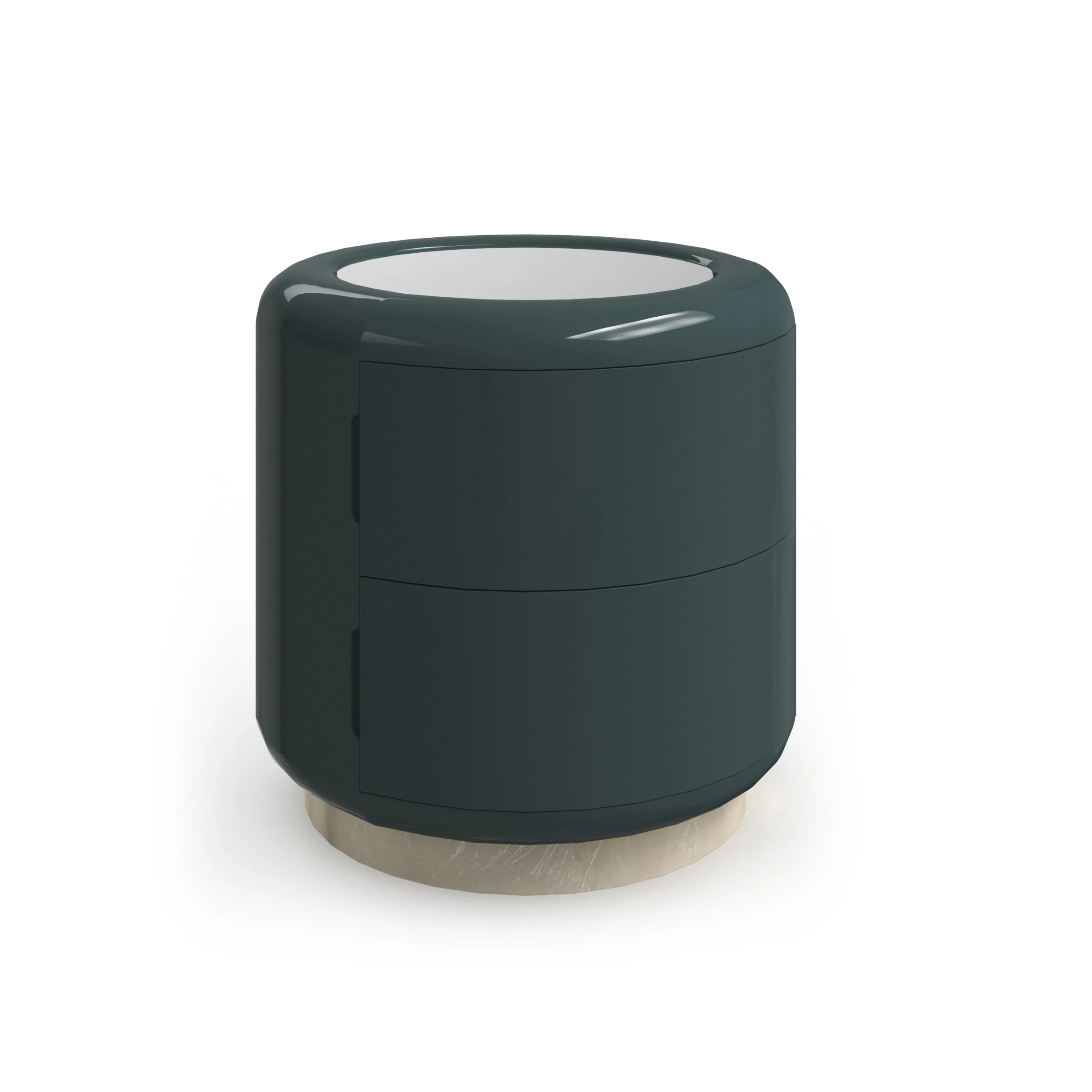 Gelee Round Accent Table - Apatite – Side & End Tables by Caracole | Sutter & Vale
