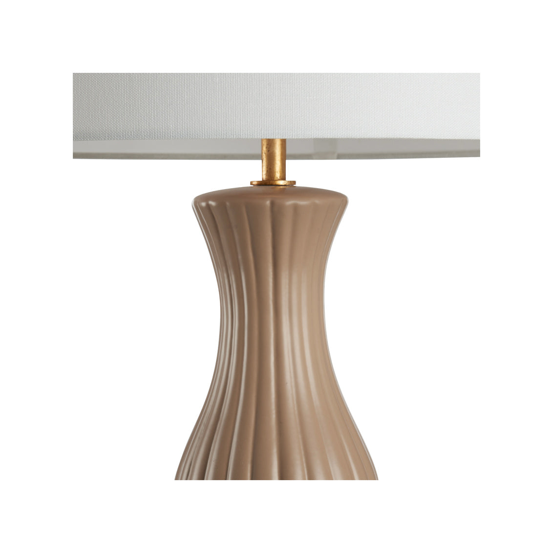 Augusta Lamp - Sand in 34 / Ceramic/Porcelain - Chelsea House
