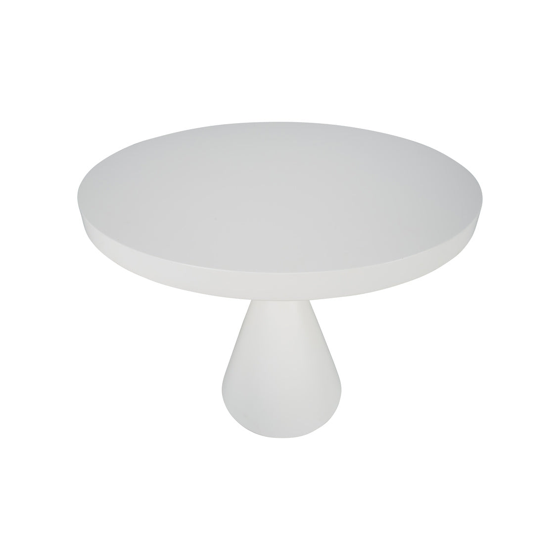 Aerin Center Table in White/Gold Leaf / Wood - Chelsea House