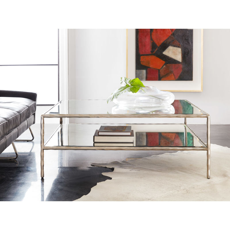 Organic Square Cocktail-Antique Aluminum