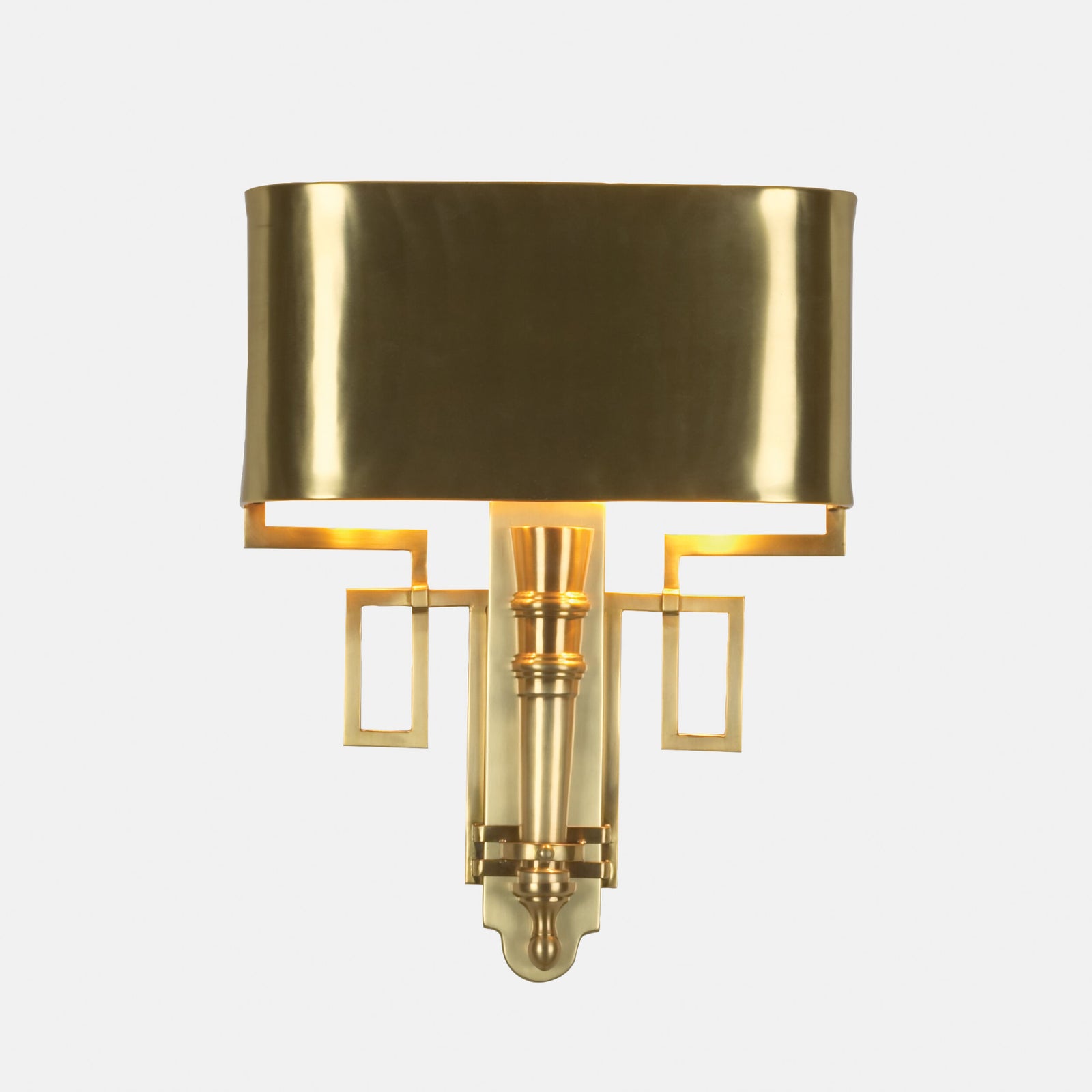 Torch Sconce-Antique Brass