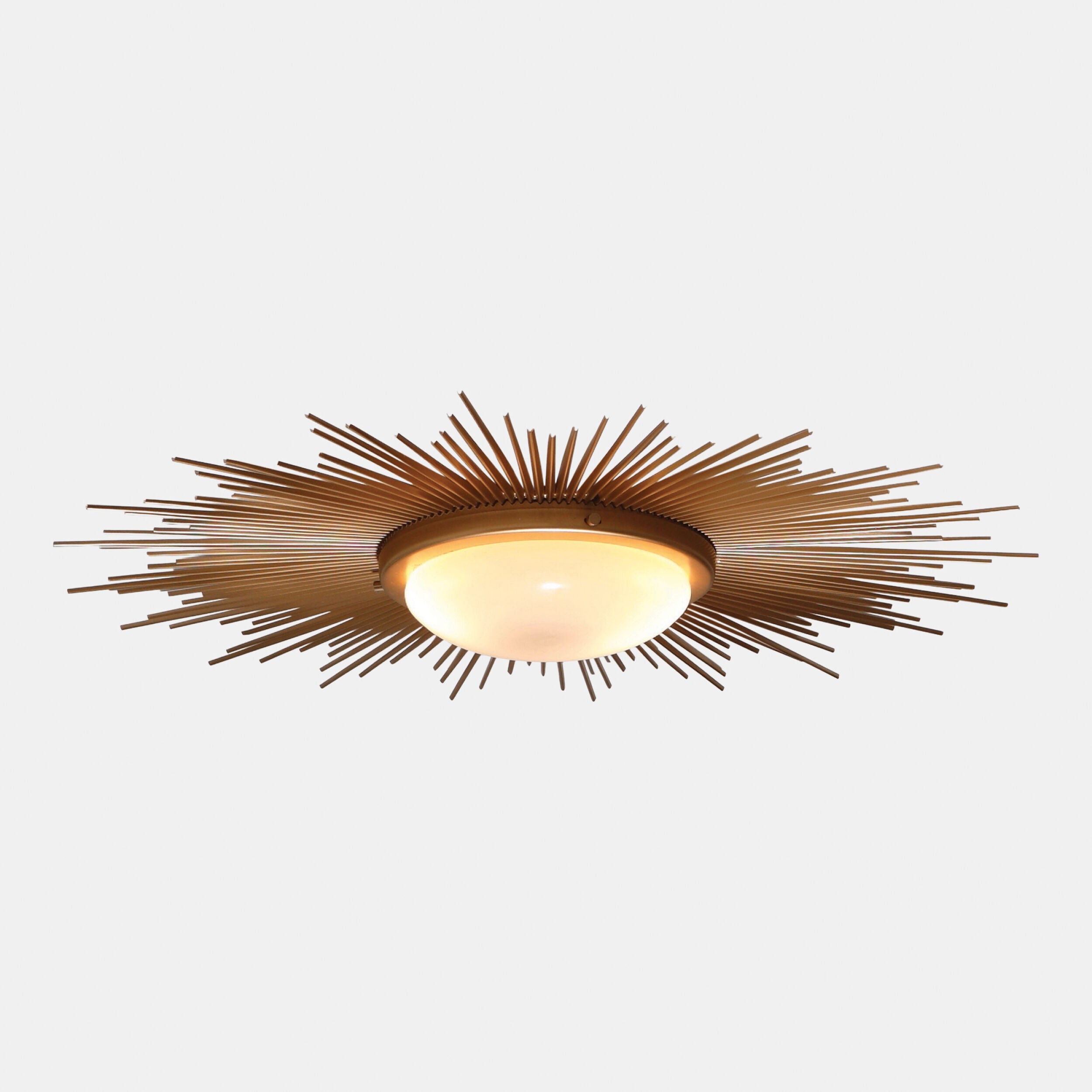 Sunburst Light Fixture-Gold