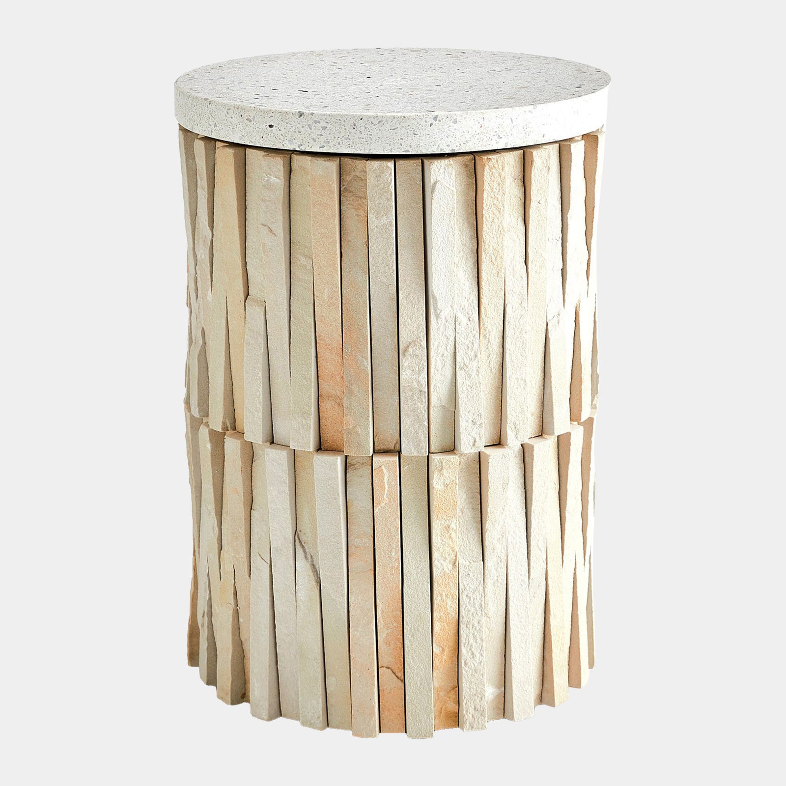 Round Teeter Totter Stone Table