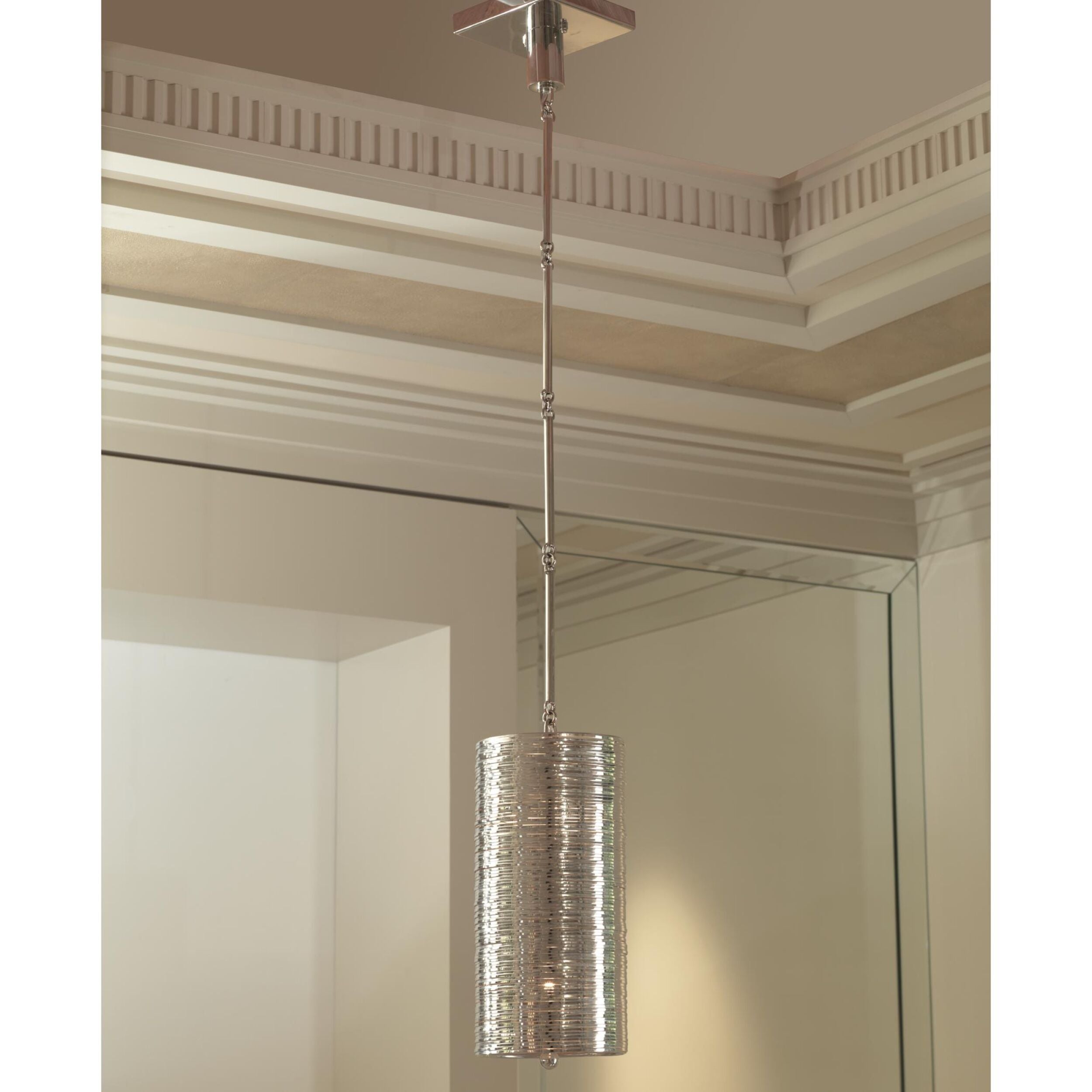 Coil Single Pendant-Nickel