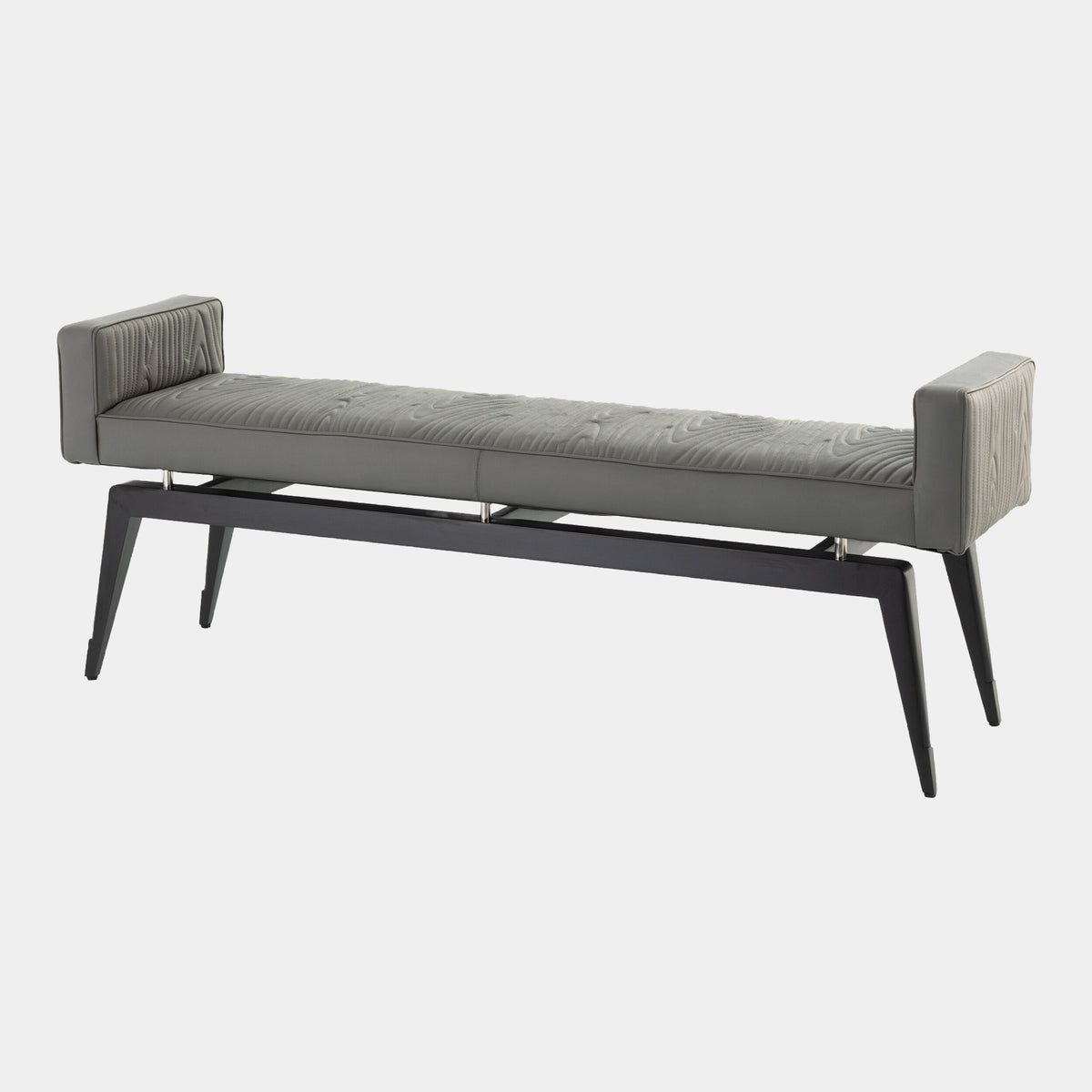 Faux Bois City Bench-Gray