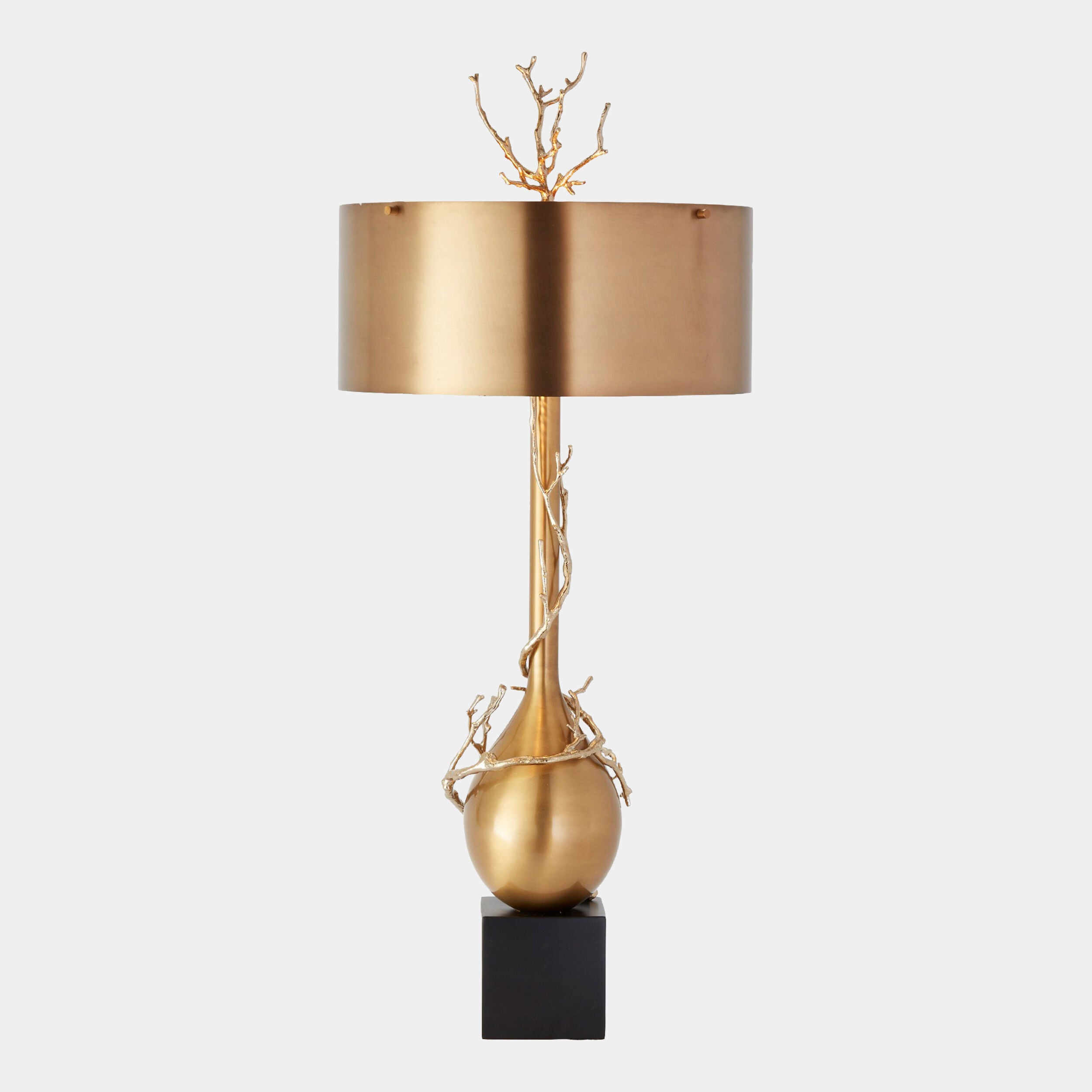 Twig Bulb Lamp-Brass