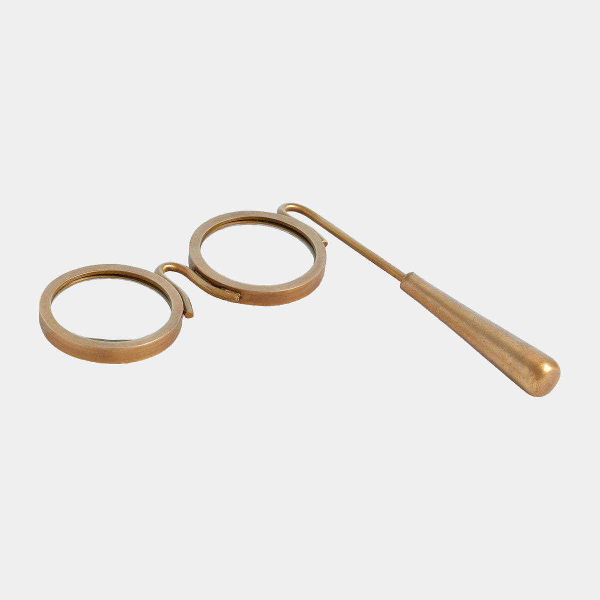 Lorgnette Magnifying Glass-Antique Brass