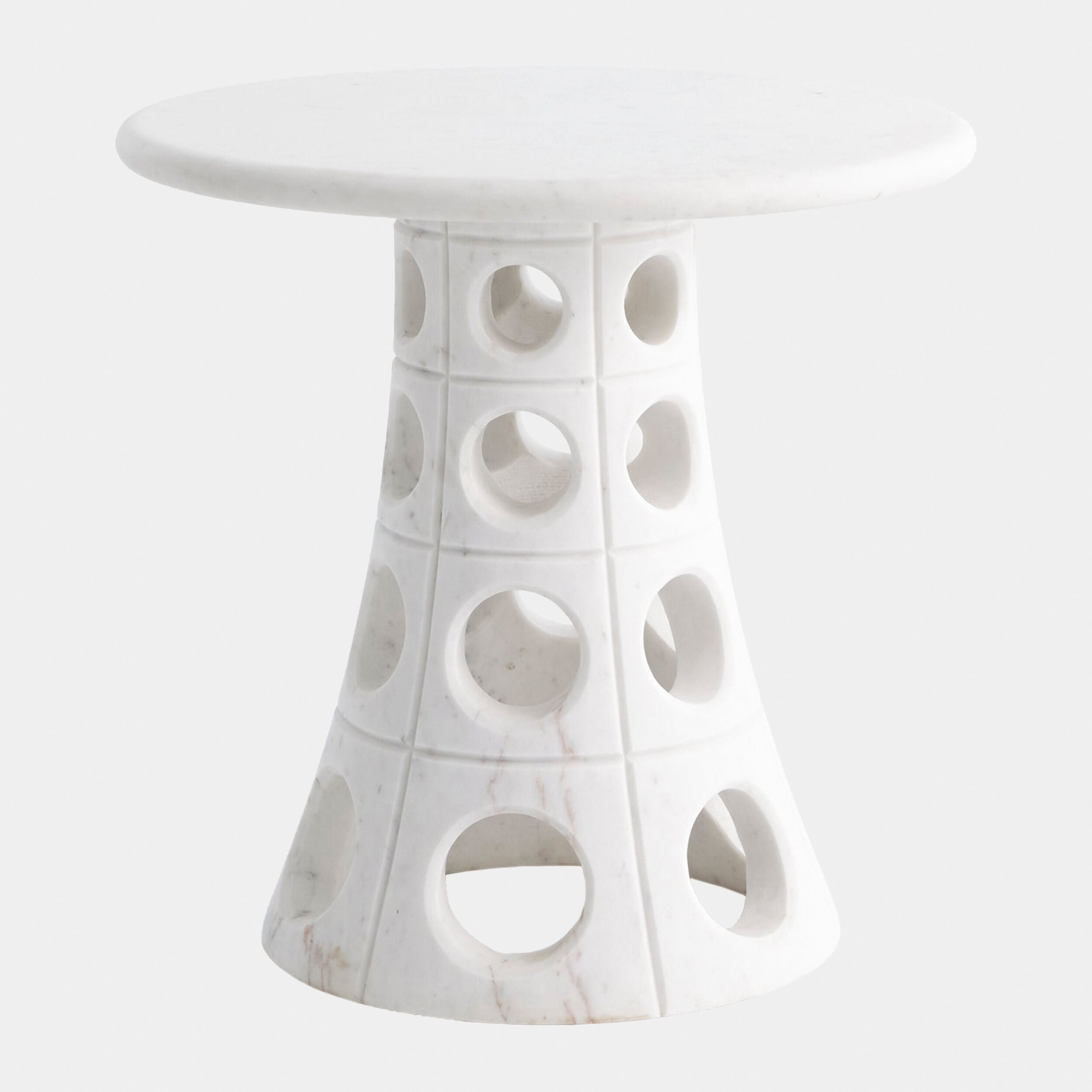 Taper Circle Side Table
