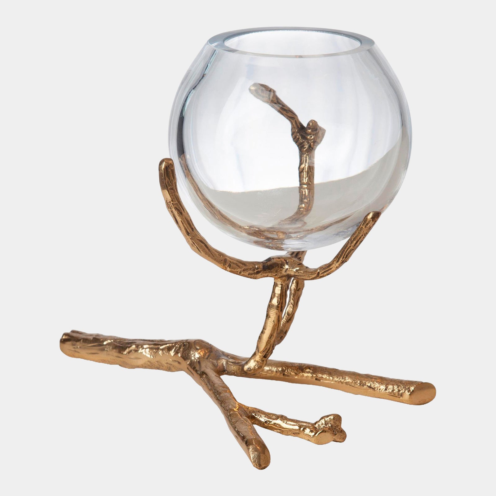 Twig Vase Holder-Brass