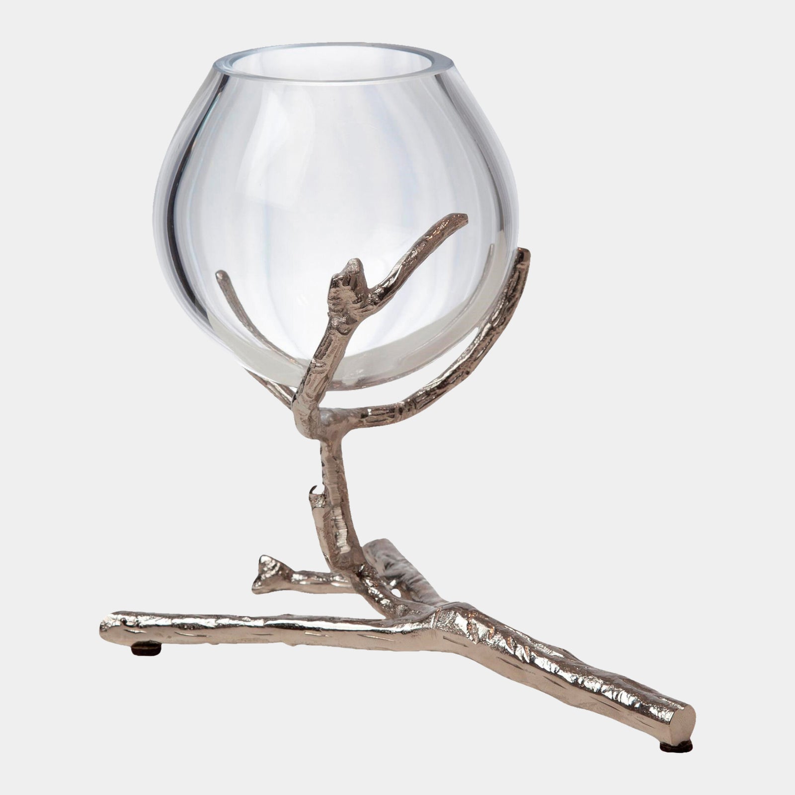 Twig Vase Holder-Nickel