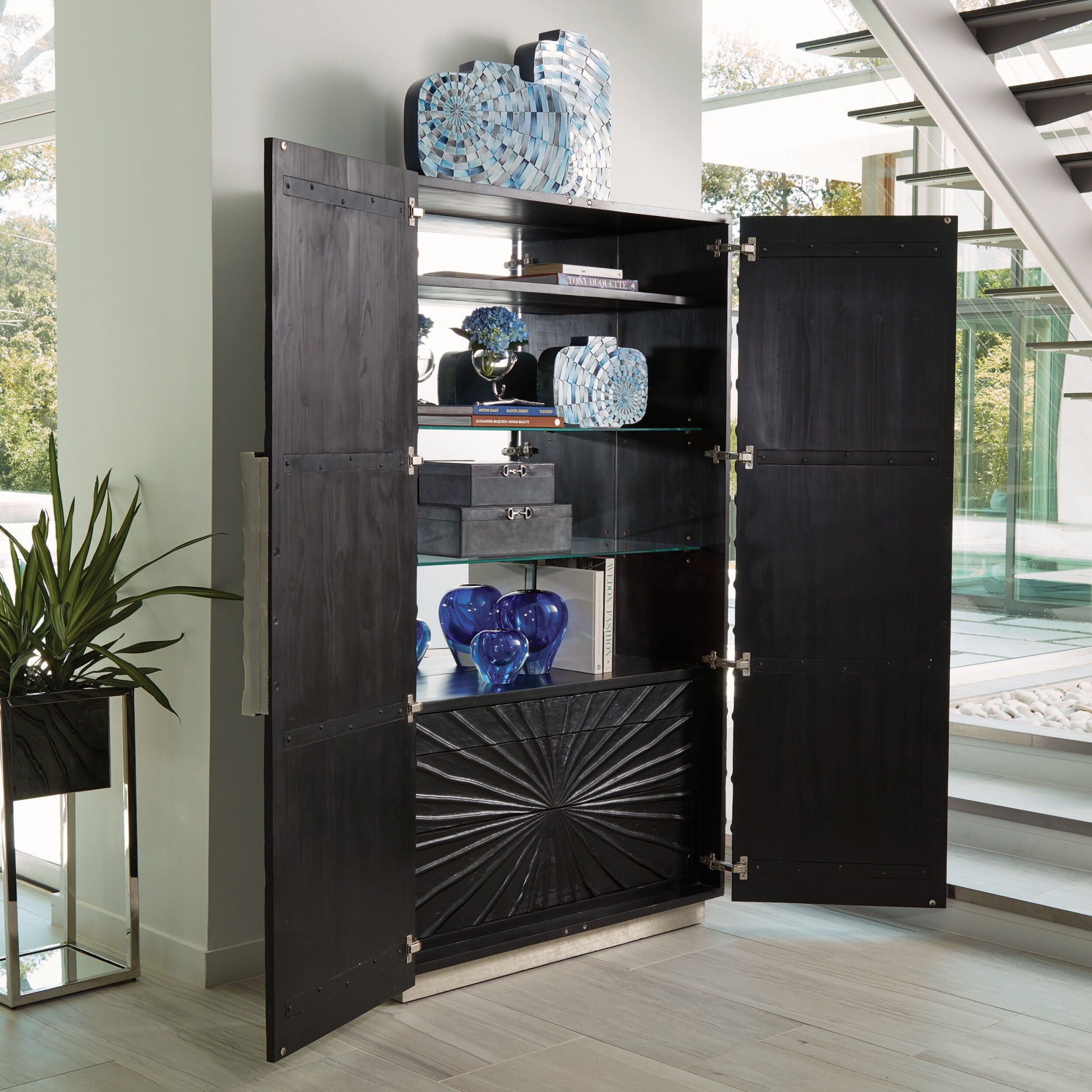Pleated Cabinet-Tall